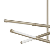 Overture 24-inch 6-light Champagne Gold 5CCT LED Chandelier