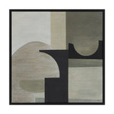 Gladiolus  Canvas Art PAINTED BLACK By Renwil