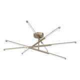 Overture 36-inch 8-light Champagne Gold 5CCT LED Chandelier