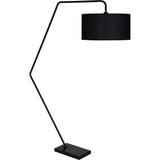Penelin Floor Lamp Matte Black By Renwil