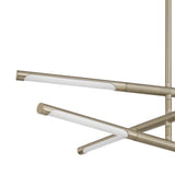 Overture 24-inch 6-light Champagne Gold 5CCT LED Chandelier