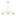 Fiorello 54-inch 9-light Brushed Gold Linear Chandelier with Smoked Amber Glass Shades