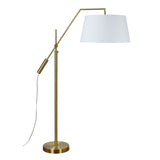 Claire Floor Lamp Satin Brass By Renwil