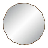 Bern Wall Mirror DARK ANTIQUE BRUSHED BRASS By Renwil