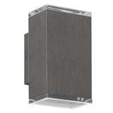 Jasper 8-inch 2-light Graphite
 LED Exterior Wall Sconce