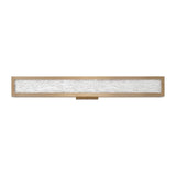 Courtney 32-inch Champagne Gold 5CCT LED Vanity Light with Clear Water Glass