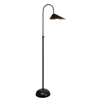 Forte Floor Lamp Matte Black By Renwil