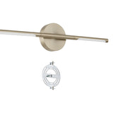 Overture 24-inch 2-light Champagne Gold 5CCT LED Vanity Light