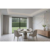 Calle 16-inch 3-light Brass LED Chandelier with Gold Leaf Hand Pressed Glass Shades