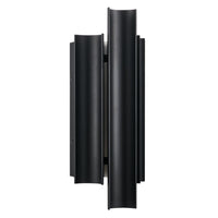 Kestrel 16-inch 3-light Textured Black 5CCT LED Exterior Wall Sconce