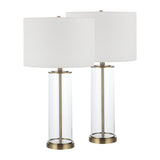 Saco Table Lamp- Set of two Clear By Renwil