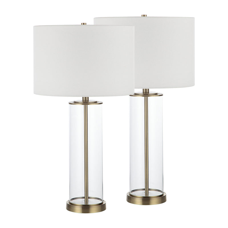Saco Table Lamp- Set of two Clear By Renwil