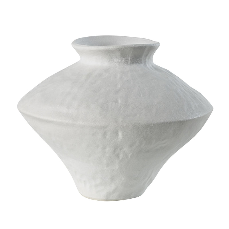 Mills Vase Matte Off-White By Renwil