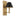 Mcgill 13-inch 1-light Natural Brass Wall Sconce with Matte Black and Gold Metal Shade