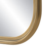 Jyn Wall Mirror ANTIQUE BRUSHED BRASS By Renwil