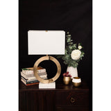 Skylar Table Lamp Antique Brass By Renwil