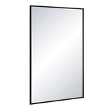 Gasel Wall Mirror MATTE BLACK By Renwil