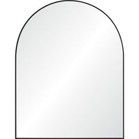 Lamia Wall Mirror Matte Black By Renwil