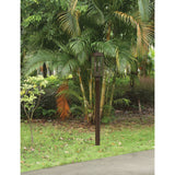 Hillside 20-inch 2-light Dark Bronze Exterior Post Light with Clear Glass
