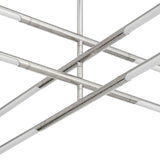 Overture 48-inch 8-light Polished Nickel 5CCT LED Chandelier