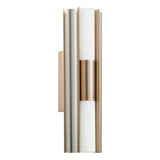 Colton 18-inch 2-light Champagne Gold 5CCT LED Vanity Light with Etched Opal Glass Shades