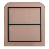 Joan Wall Mirror Antique Brushed Brass By Renwil
