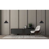 Tremolo 16-inch 1-light Textured Black and Champagne Gold Pendant Light