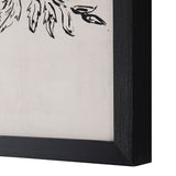 Basset  Canvas Art PAINTED BLACK By Renwil