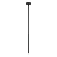 Manhattan 1-inch 1-light Matte Black LED Pendant Light
