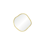 Nucleus Wall Mirror Satin Brass By Renwil