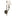 Bethany 19-inch 1-light Forged Bronze Wall Sconce with Natural Linen Shade