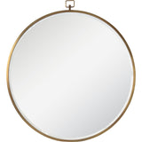 Azam Wall Mirror Bronze By Renwil