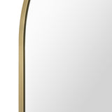 Durness Wall Mirror Satin Brass By Renwil