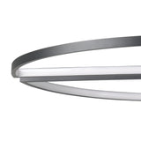 Alfie 30-inch 3-light Textured Black 3CCT LED Chandelier