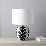 Darina Table Lamp Off-White And Navy By Renwil