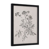 Basset  Canvas Art PAINTED BLACK By Renwil