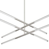 Overture 36-inch 8-light Polished Nickel 5CCT LED Chandelier