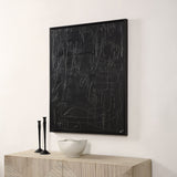 Haiku  Canvas Art Black By Renwil