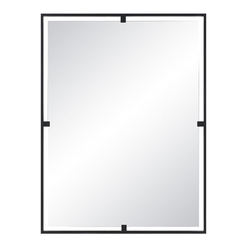 Marco Wall Mirror MATTE BLACK By Renwil