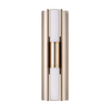 Colton 18-inch 2-light Champagne Gold 5CCT LED Vanity Light with Etched Opal Glass Shades
