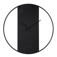 Romy Wall Clock Matte Black By Renwil