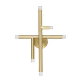 Manhattan 18-inch 6-light Brushed Gold LED Wall Sconce