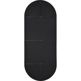 Ammar Wall Mirror Matte Black By Renwil