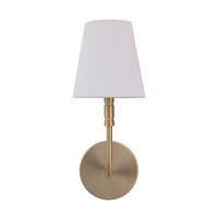 Milia Wall Sconce Burnished Brass By Renwil