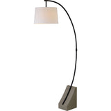 Weymouth Floor Lamp Matte Black By Renwil