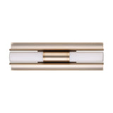 Colton 18-inch 2-light Champagne Gold 5CCT LED Vanity Light with Etched Opal Glass Shades