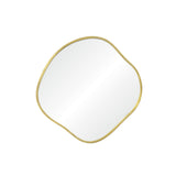 Nucleus Wall Mirror Satin Brass By Renwil