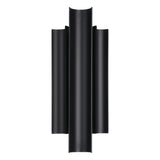 Kestrel 16-inch 3-light Textured Black 5CCT LED Exterior Wall Sconce
