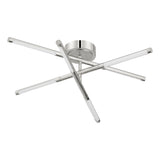 Overture 24-inch 6-light Polished Nickel 5CCT LED Chandelier