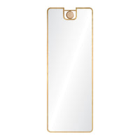 Kepler Full Length Mirror Gold Leaf By Renwil